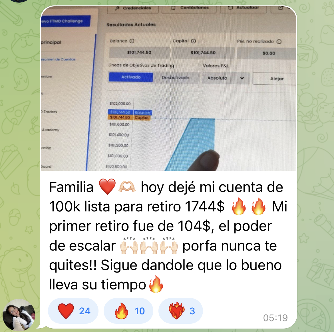 Proof of success 6